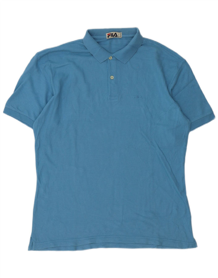 Polo Uomo Fila IT 52 Large Blu Cotone