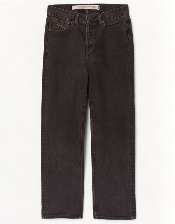 Jeans dritti da uomo Diesel W31 L31 cotone nero
