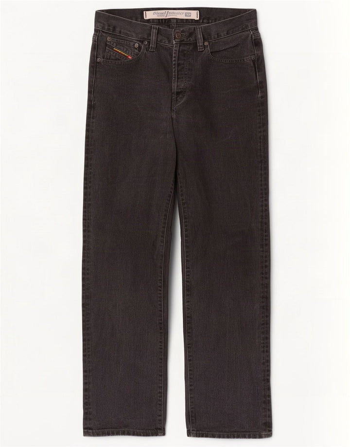 Jeans dritti da uomo Diesel W31 L31 cotone nero