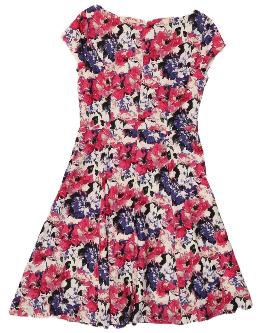 Laura Ashley Abito da tè regolare da donna UK 12 Medio Floreale multicolore