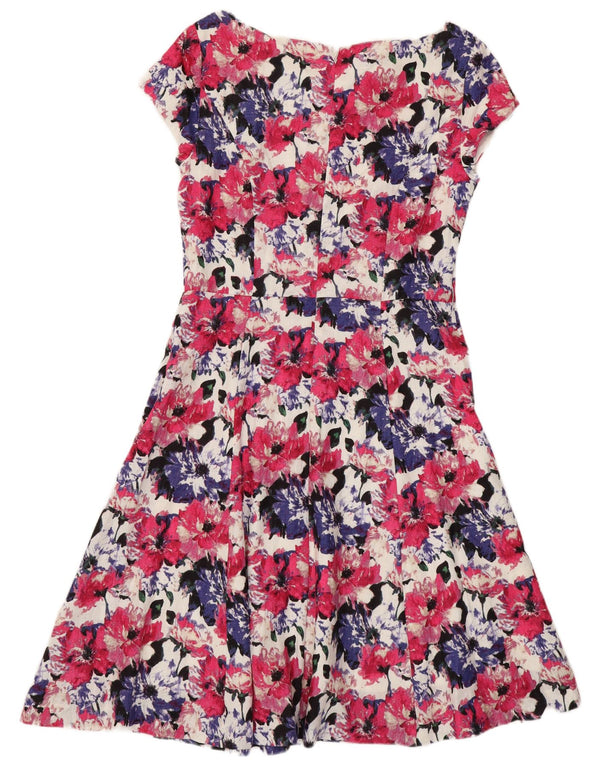 Laura Ashley Abito da tè regolare da donna UK 12 Medio Floreale multicolore