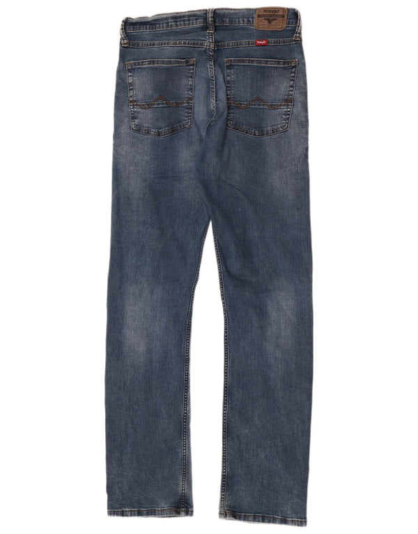 Jeans dritti da uomo Wrangler W30 L32 cotone blu