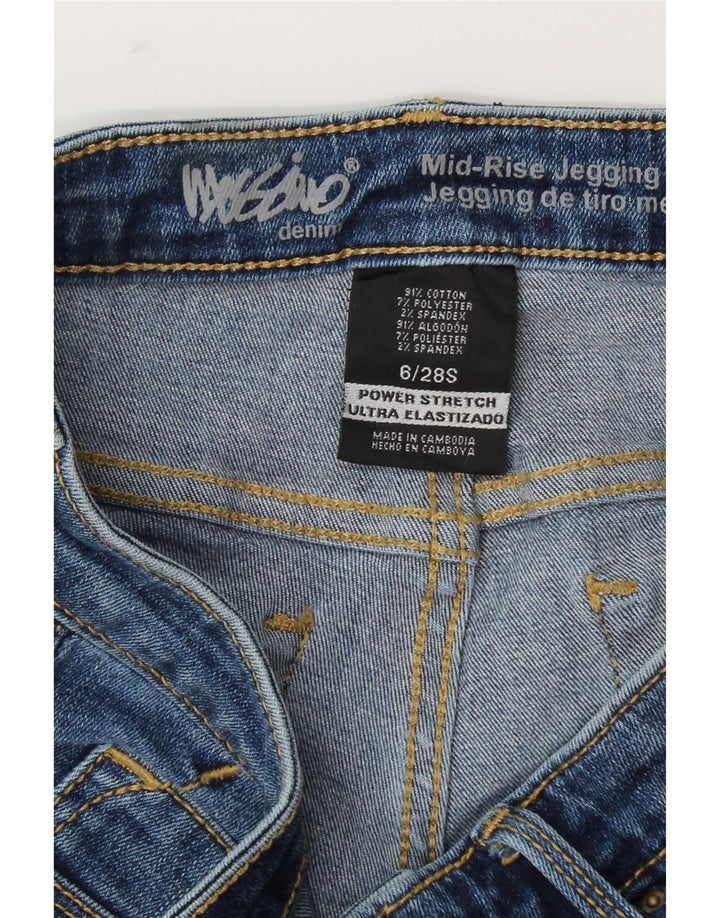 MOSSIMO Womens Mid Rise Jegging Jeans US 6 Medium W28 L28 Blue Cotton Vintage Mossimo and Second-Hand Mossimo from Messina Hembry 