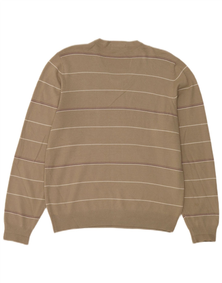 Maglione da uomo Marks & Spencer Blue Harbour con scollo a V medio cachi