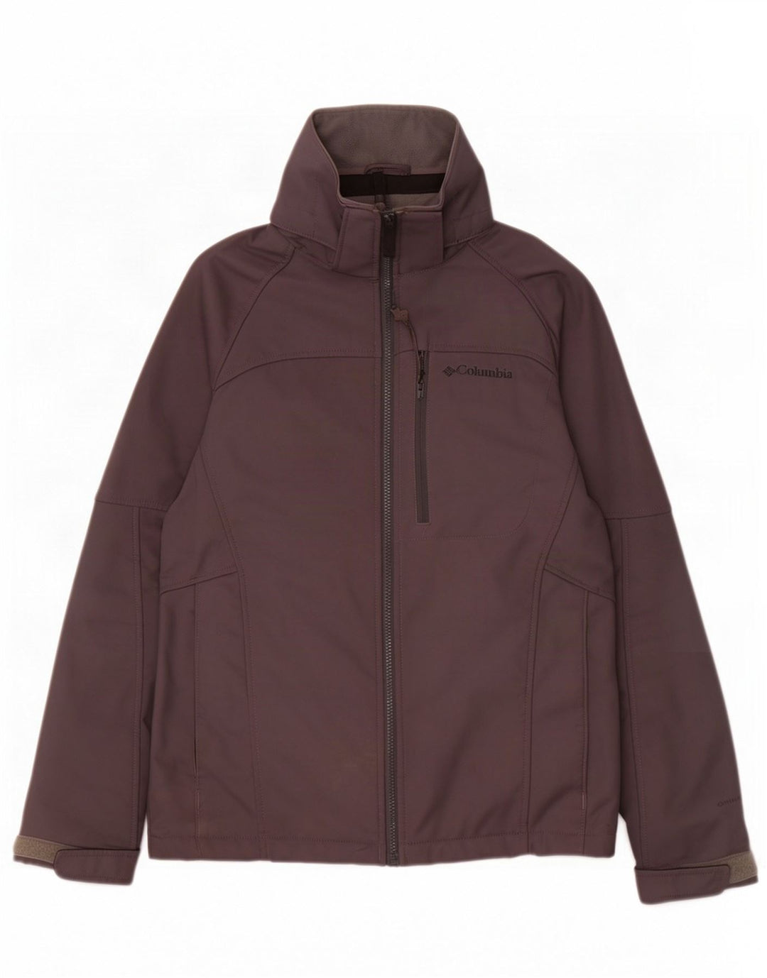 Giacca a vento con cappuccio Columbia Omni-Shield da uomo UK 36 piccola grigia