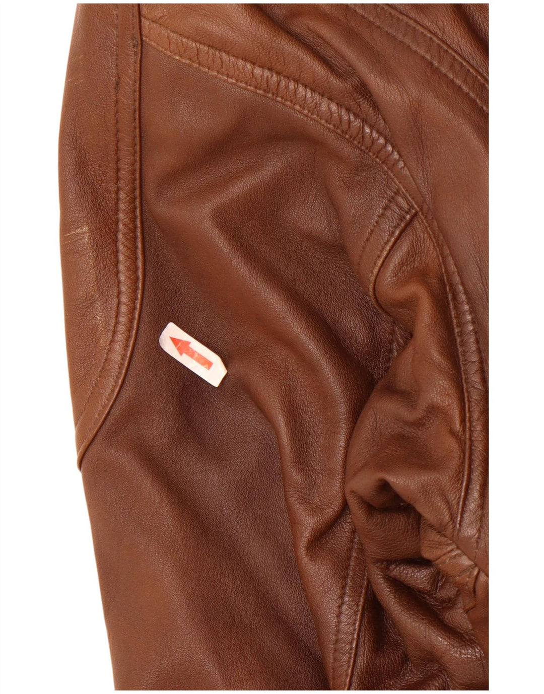 Giacca in pelle da uomo Kartel UK 40 Large in pelle marrone
