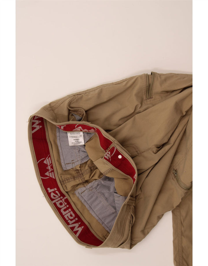 WRANGLER Womens Straight Cargo Trousers W36 L30 Beige Nylon Vintage Wrangler and Second-Hand Wrangler from Messina Hembry 
