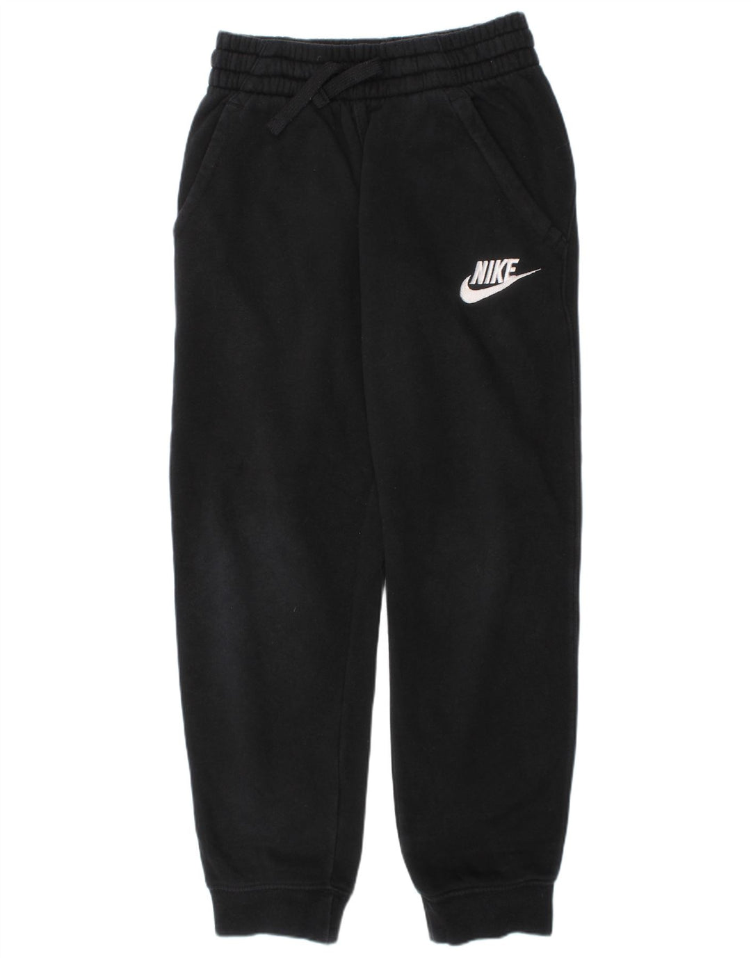 Pantaloni da tuta con grafica NIKE per ragazze, pantaloni da jogging, 8-9 anni, piccoli, cotone nero
