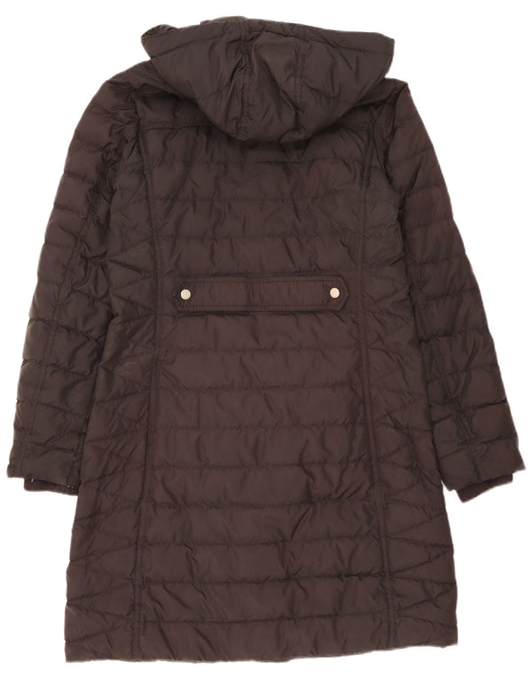 Cappotto imbottito con cappuccio da donna Tommy Hilfiger UK 16 piccolo poliestere nero