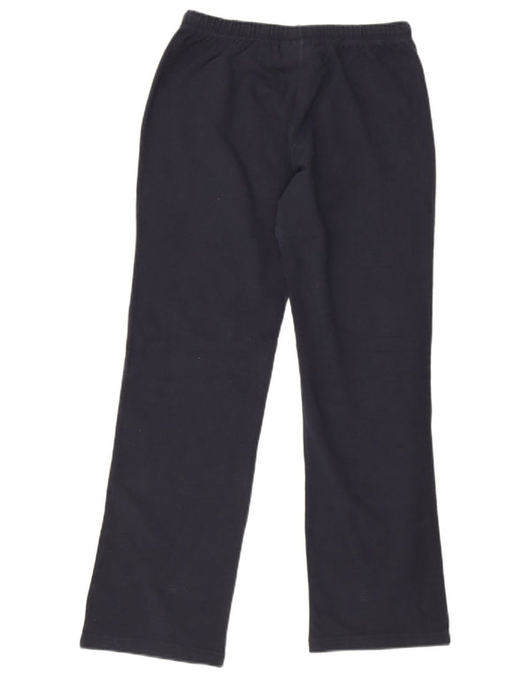 Champion Womens Easy Fit Tracksuit Trousers UK 12 Medium  Navy Blue Cotton