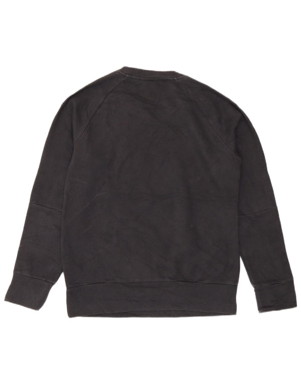 Felpa da donna Adidas Jumper UK 8/10 Small Black Cotton