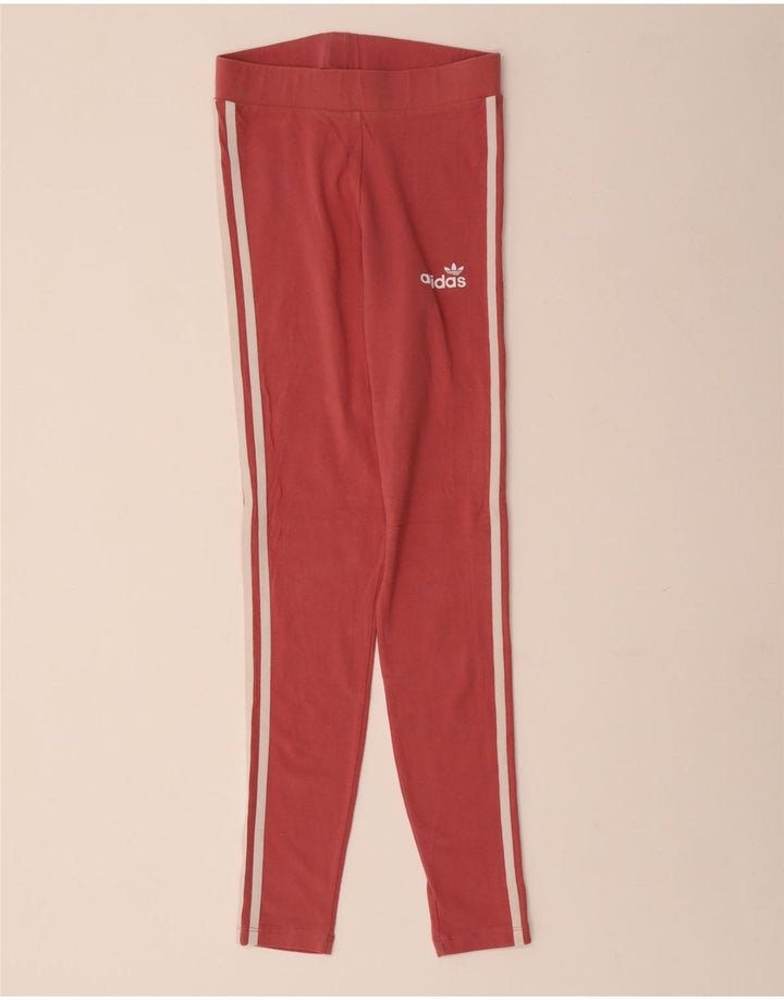 Leggings da donna ADIDAS UK 8 piccoli in cotone rosa