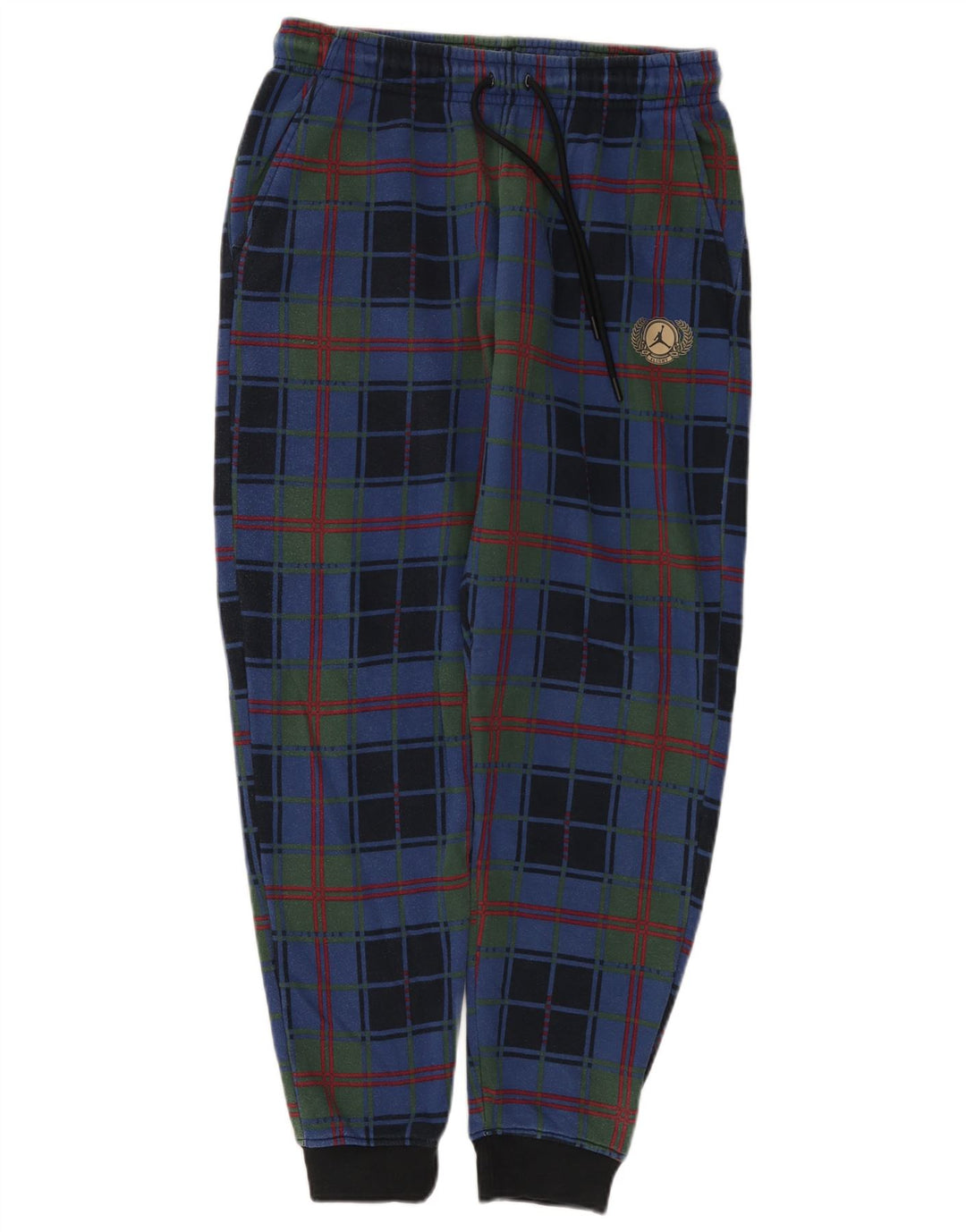 Pantaloni da tuta da uomo Jordan Joggers medi in cotone a quadri multicolore