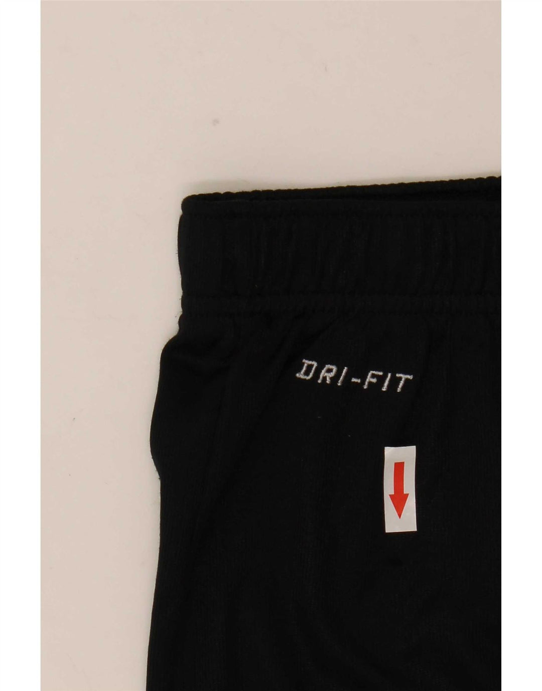 Pantaloncini sportivi Nike Dri Fit da uomo in poliestere a righe nere medie