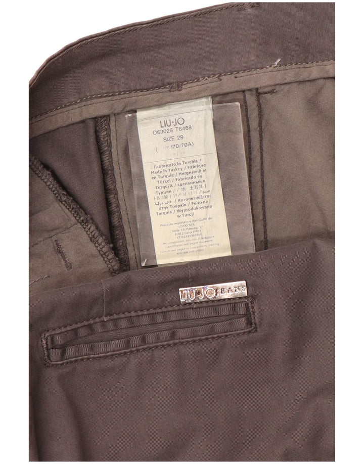 Pantaloni chino slim da donna LIU JO W29 L31 Grigi