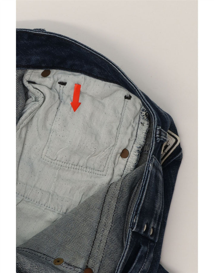 G-STAR Womens Straight Jeans W29 L32 Navy Blue Cotton Vintage G-Star and Second-Hand G-Star from Messina Hembry 