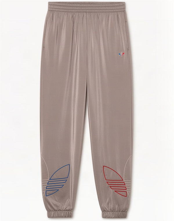 Adidas Pantaloni da tuta con grafica da donna Joggers UK 8 Small Grigio