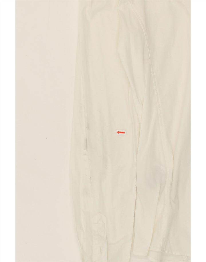 FAY Womens Shirt UK 12 Medium White Cotton Vintage Fay and Second-Hand Fay from Messina Hembry 