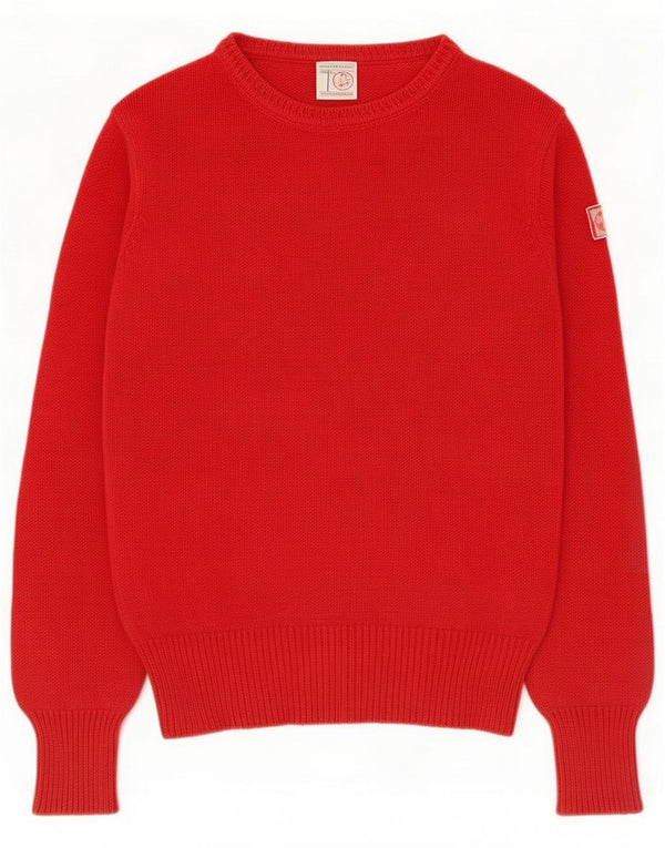 Murphy & Nye Maglione da donna con scollo a barca vestibilità regolare UK 14 Rosso medio