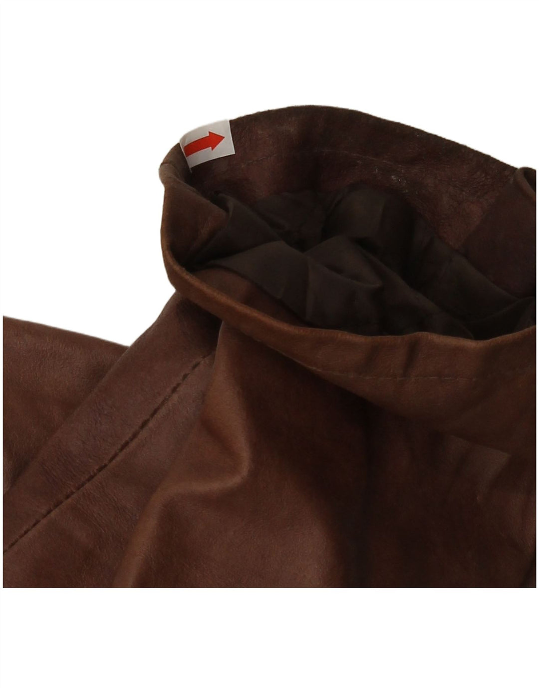 MASTERPELLE Giubbotto bomber da uomo in pelle UK 40 Grande pelle marrone