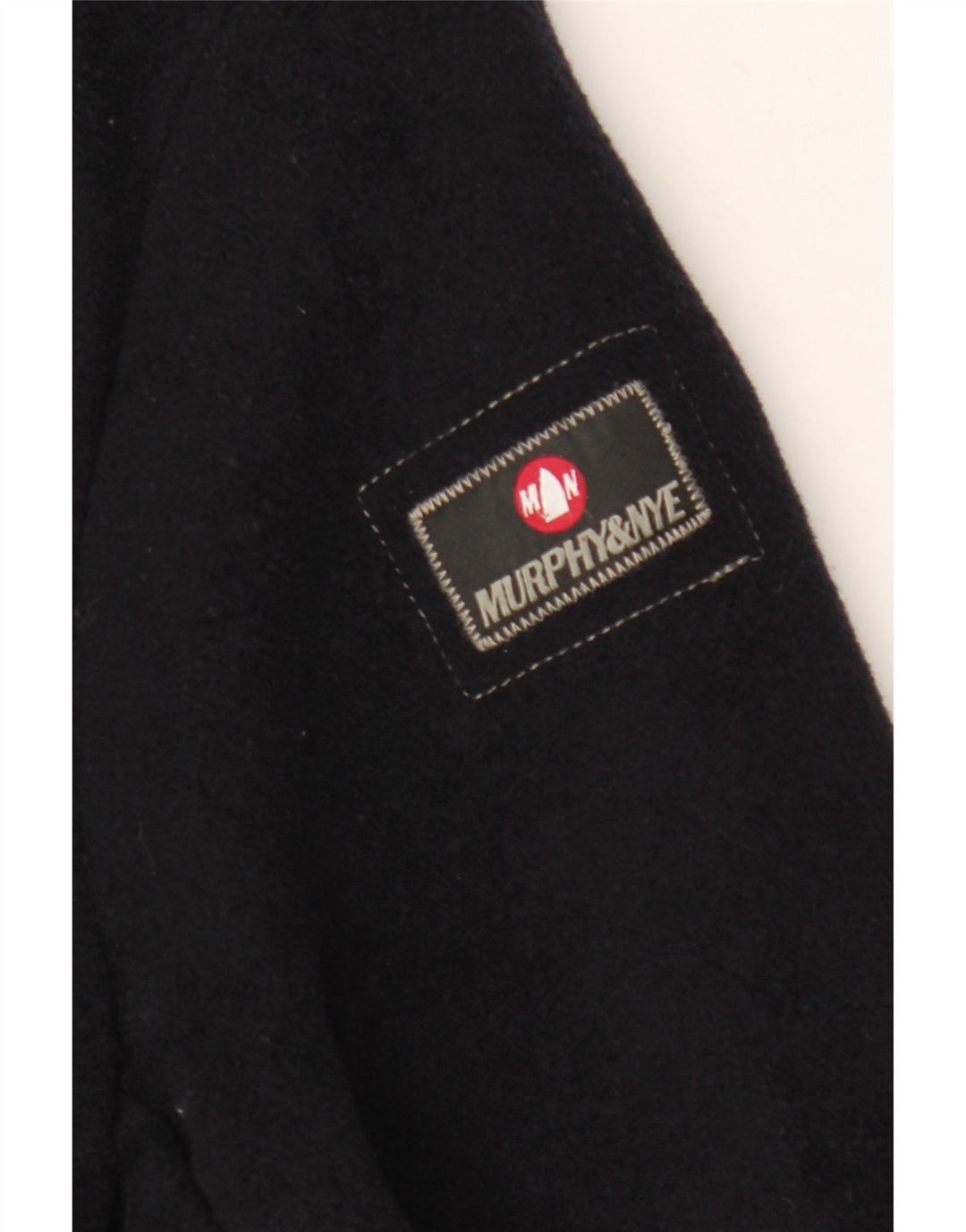 Cappotto da marinaio da uomo Murphy & Nye UK 40 grande in lana blu navy