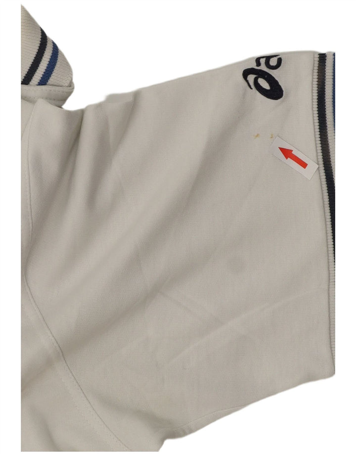 Polo Asics Uomo XL Cotone Bianco