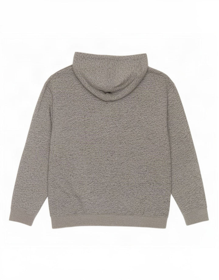Jack & Jones Felpa con cappuccio grafica da uomo 3XL Poliestere chiazzato grigio