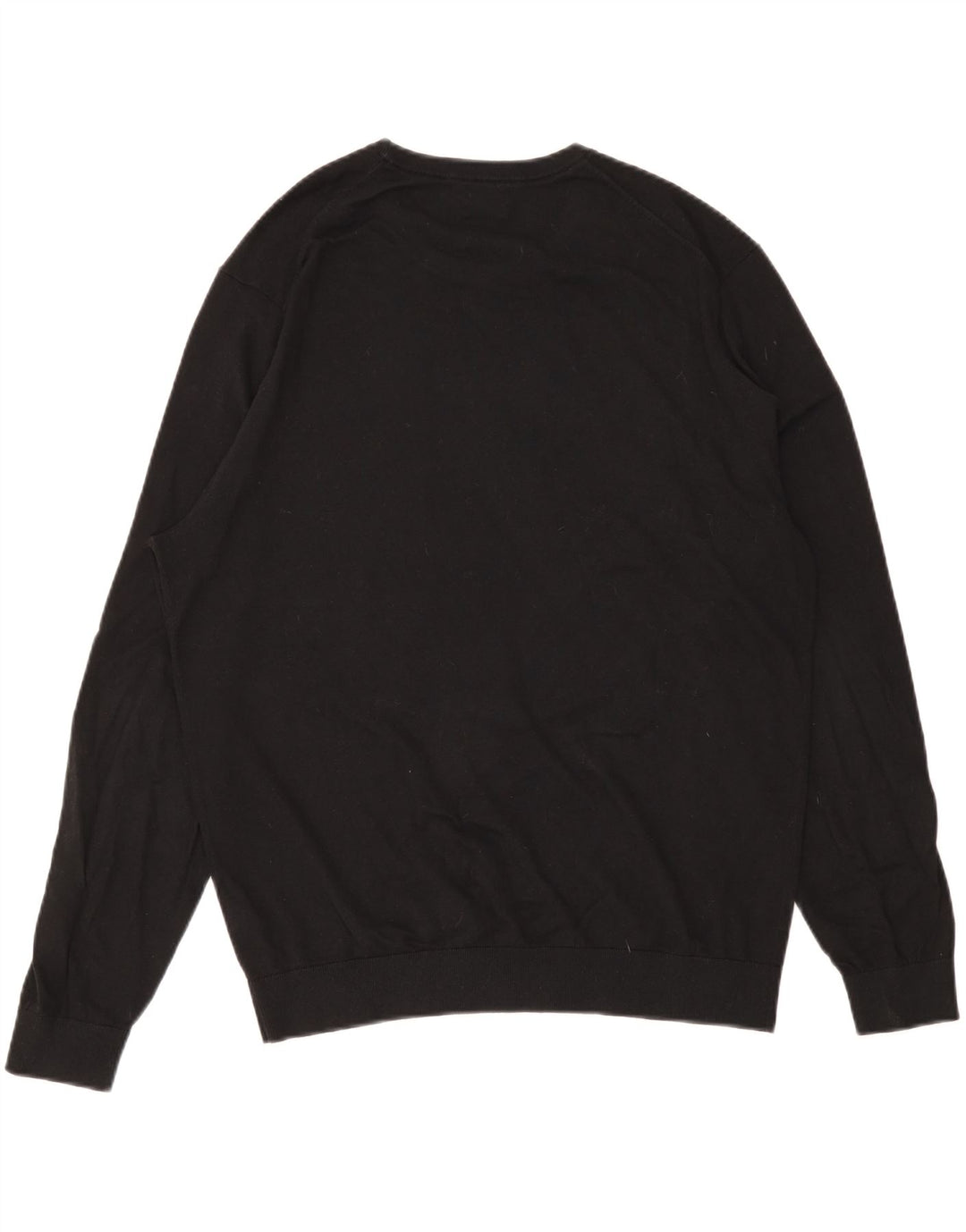 Maglione maglione girocollo da uomo Massimo Dutti 2XL cotone nero