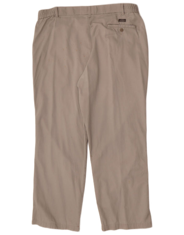 Pantaloni chino dritti Marks & Spencer da uomo blu Harbour W40 L29 Beige