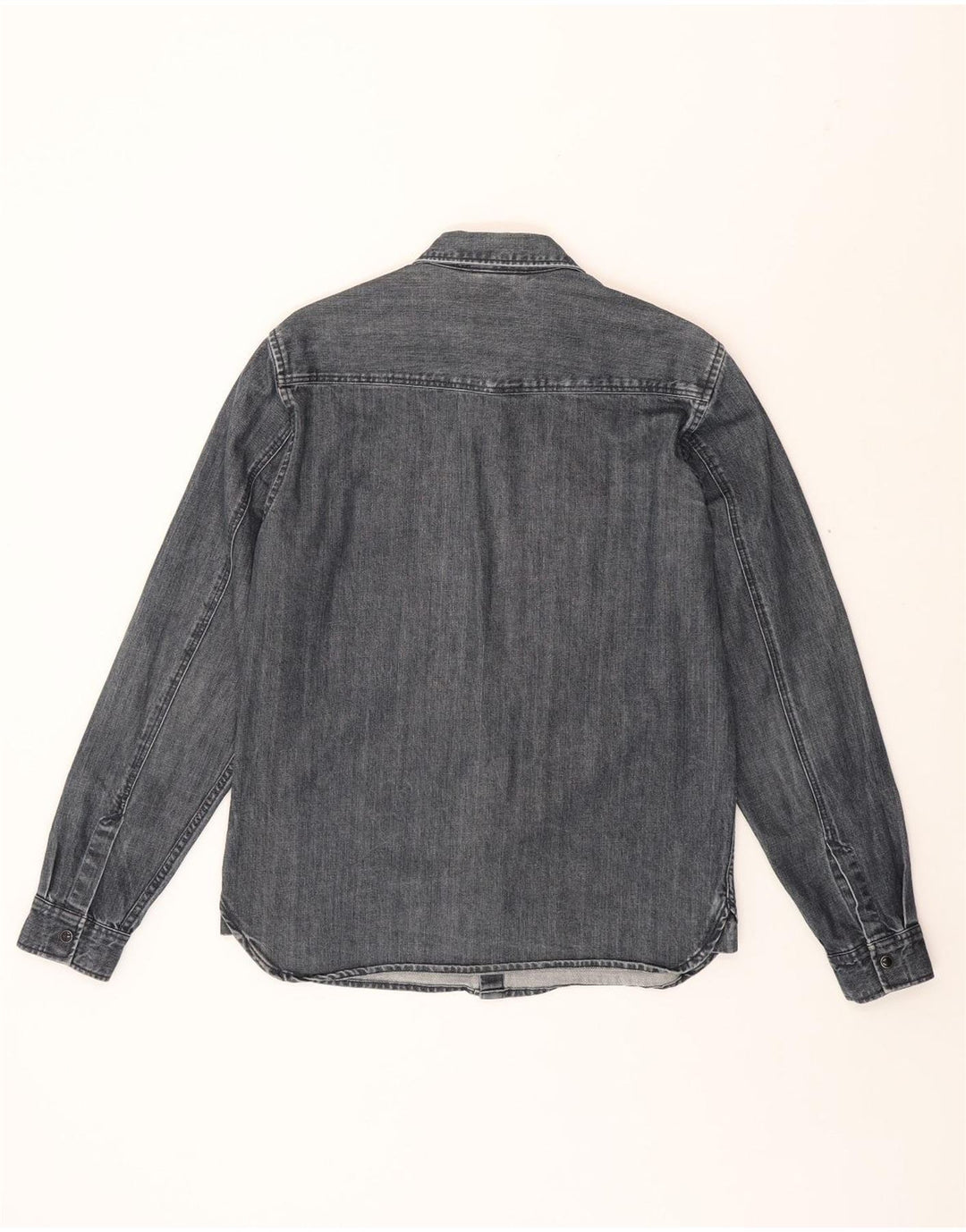 CLOCK HOUSE Mens Denim Shirt Medium Navy Blue Cotton Vintage CLOCK HOUSE and Second-Hand CLOCK HOUSE from Messina Hembry 