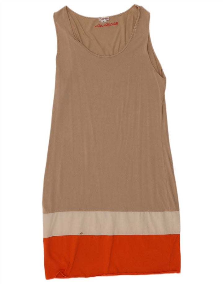 Polo Assn. Abito basic da donna UK 12 Colorblock beige medio