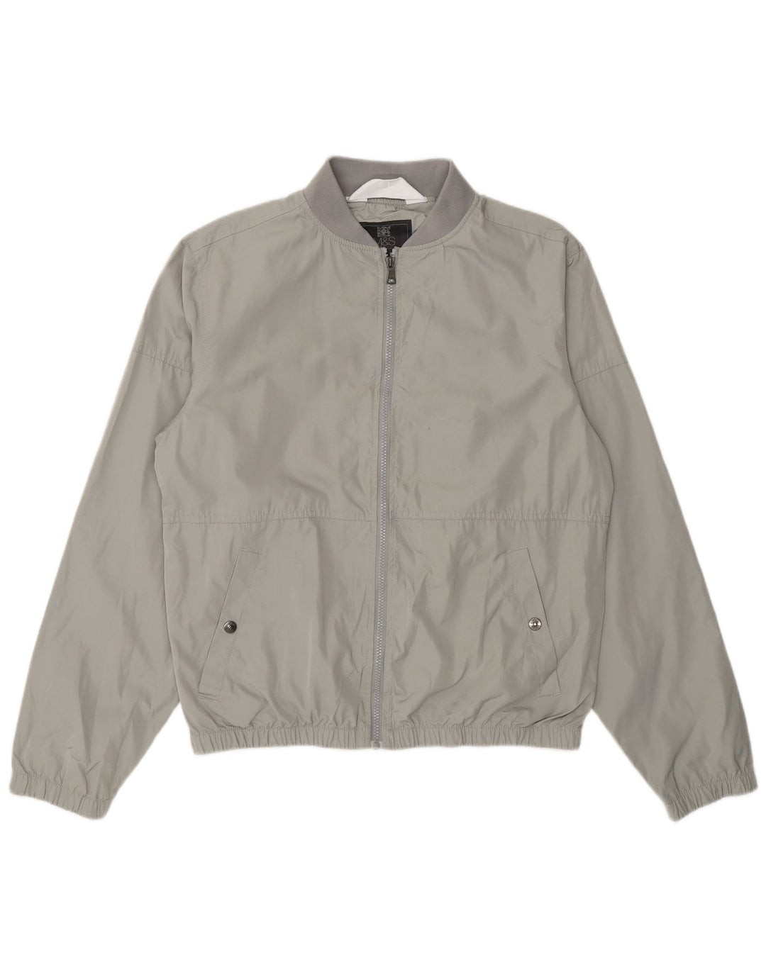 Giubbotto bomber da uomo Marks & Spencer UK 38 Poliestere grigio medio