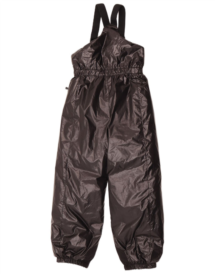 Moncler Ragazzi Salopette da Sci Pantaloni 9-10 Anni Nero Poliammide Invernale