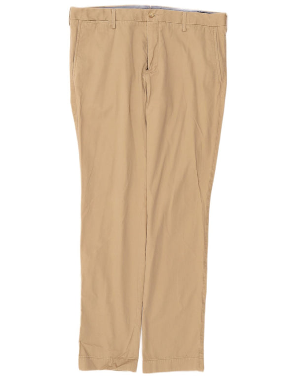 Polo Ralph Lauren Mens Slim Fit Chino Trousers W36 L34 Beige Cotton