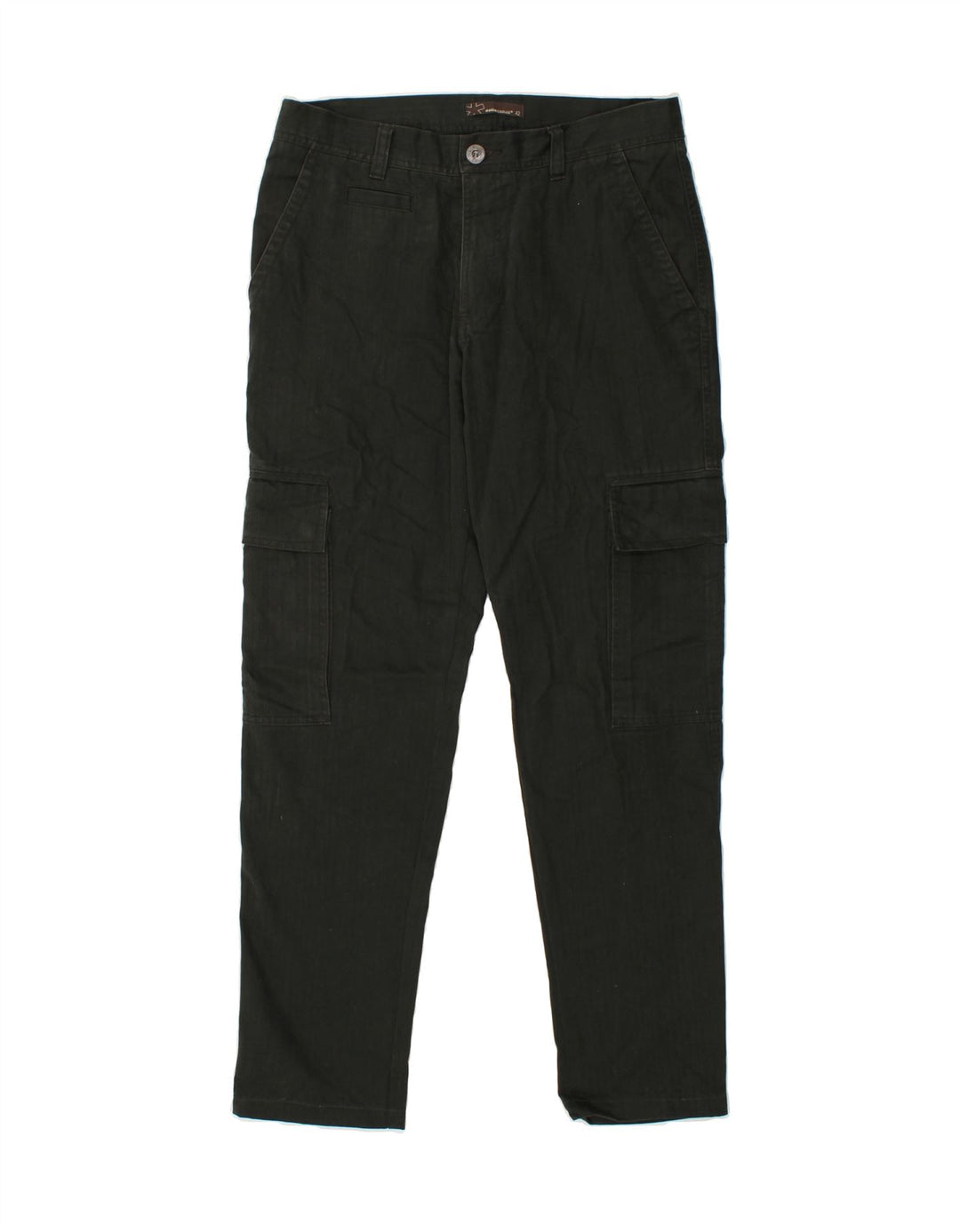 CELIO Womens Slim Cargo Trousers IT 42 Medium W32 L31  Green Cotton | Vintage Celio | Thrift | Second-Hand Celio | Used Clothing | Messina Hembry 