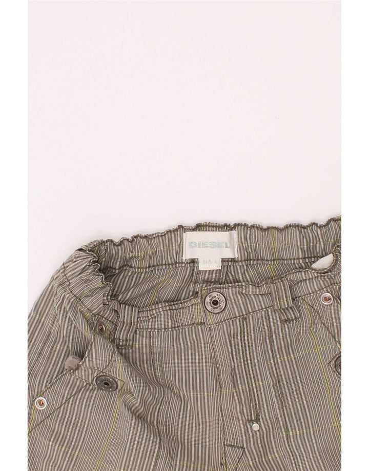Pantaloncini cargo da bambino Diesel 3-4 anni W22 in cotone a righe grigie