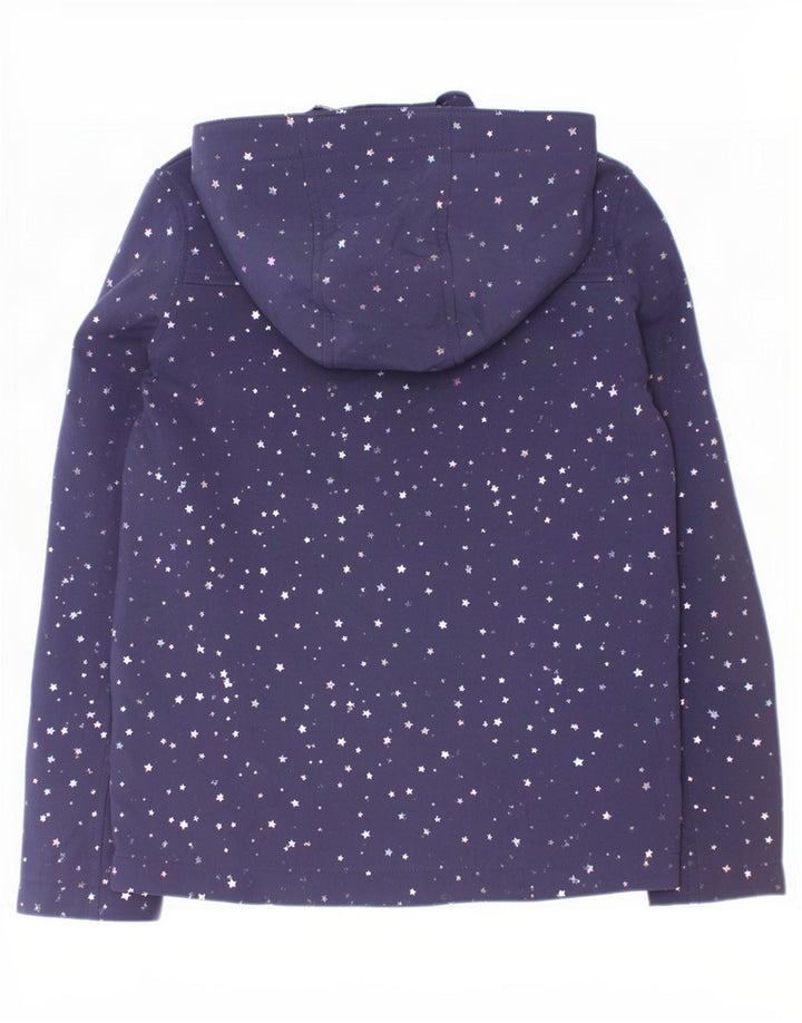 Giacca a vento per ragazze Mountain Warehouse 9-10 anni Blu navy maculato