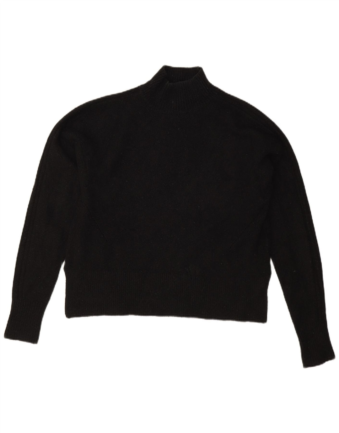 Maglione maglione oversize con collo dolcevita da donna Jack Wills UK 8 piccolo nero