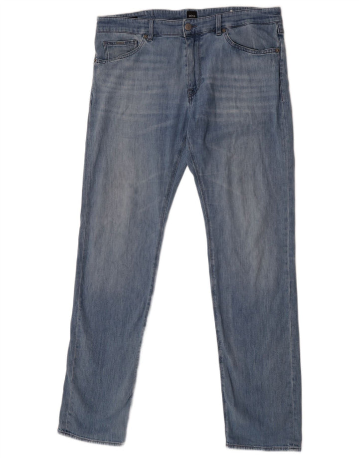 Jeans slim da uomo Hugo Boss W34 L34 cotone blu