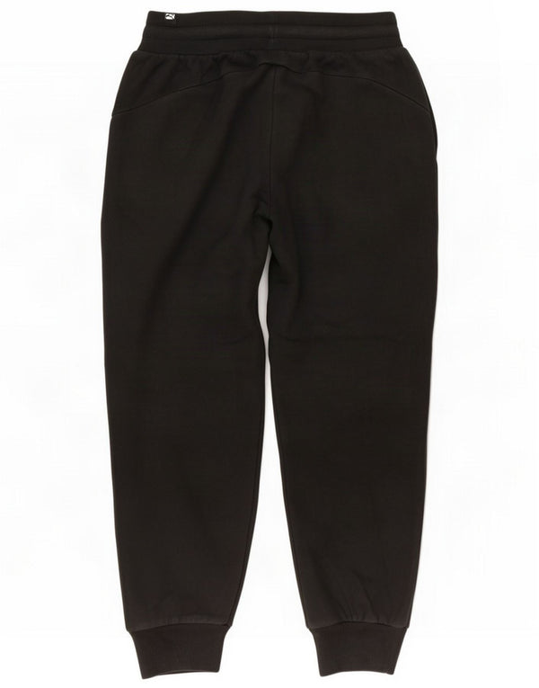 Pantaloni da tuta da uomo Puma Joggers Medium Black Cotton