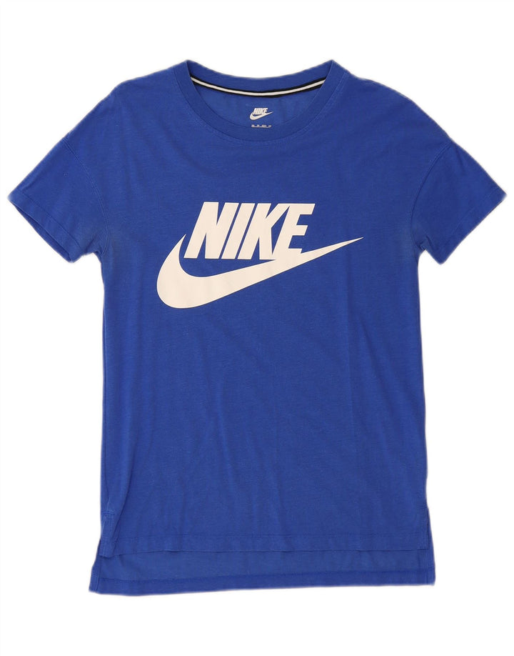 T-shirt grafica da uomo NIKE Top XS blu modal