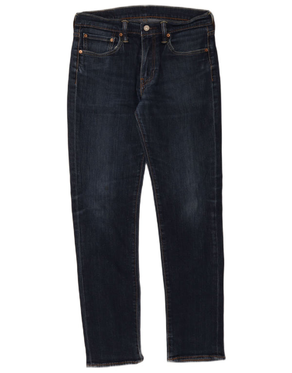 Levi's Uomo 511 Slim Jeans W32 L32 Cotone Blu Navy
