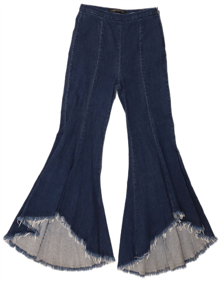 Jeans svasati da donna Zara XS W24 L29 Blu navy
