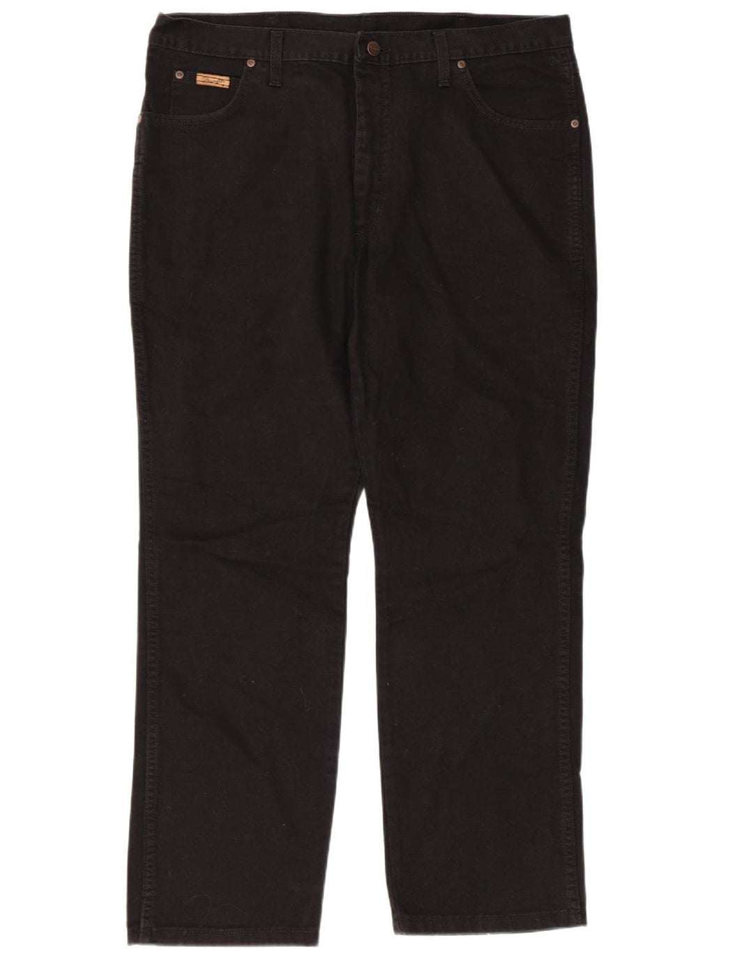 Jeans dritti da uomo Texas WRANGLER W40 L30 cotone nero