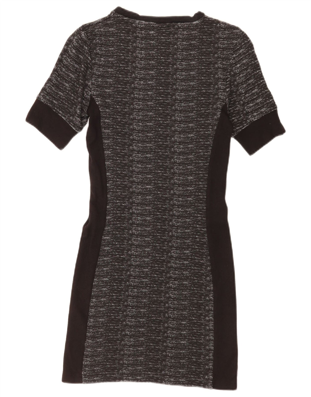 Topshop Abito aderente da donna UK 10 Piccolo poliestere geometrico nero