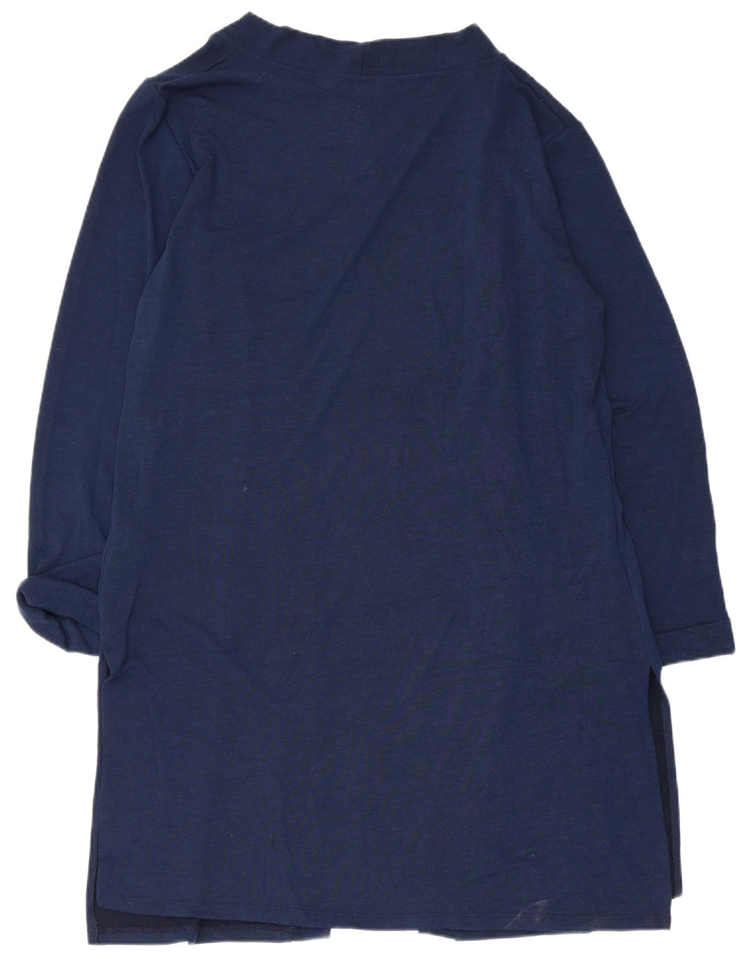 Top cardigan lungo da donna Lipsy UK 14 grande poliestere blu navy