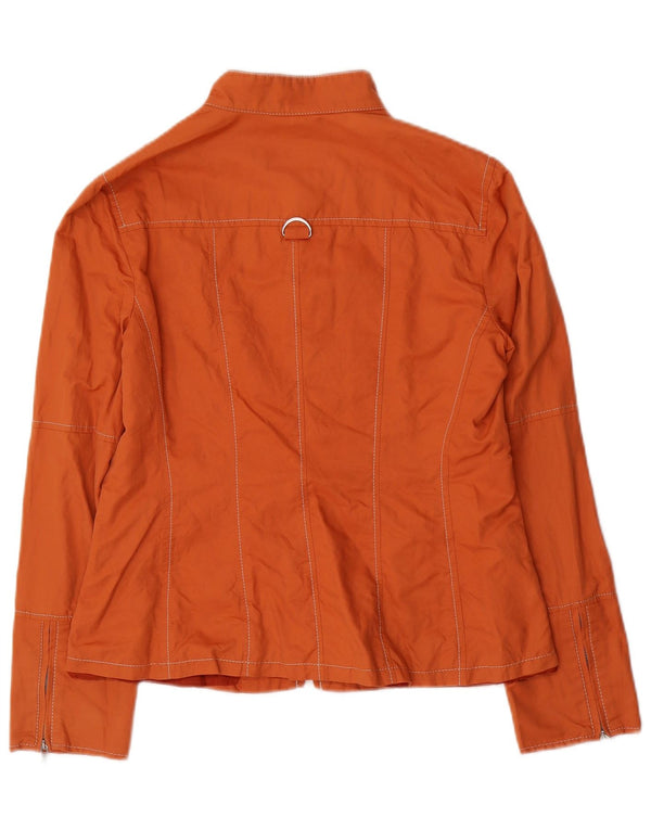 Giubbotto bomber da donna Marella UK 12 cotone arancione medio