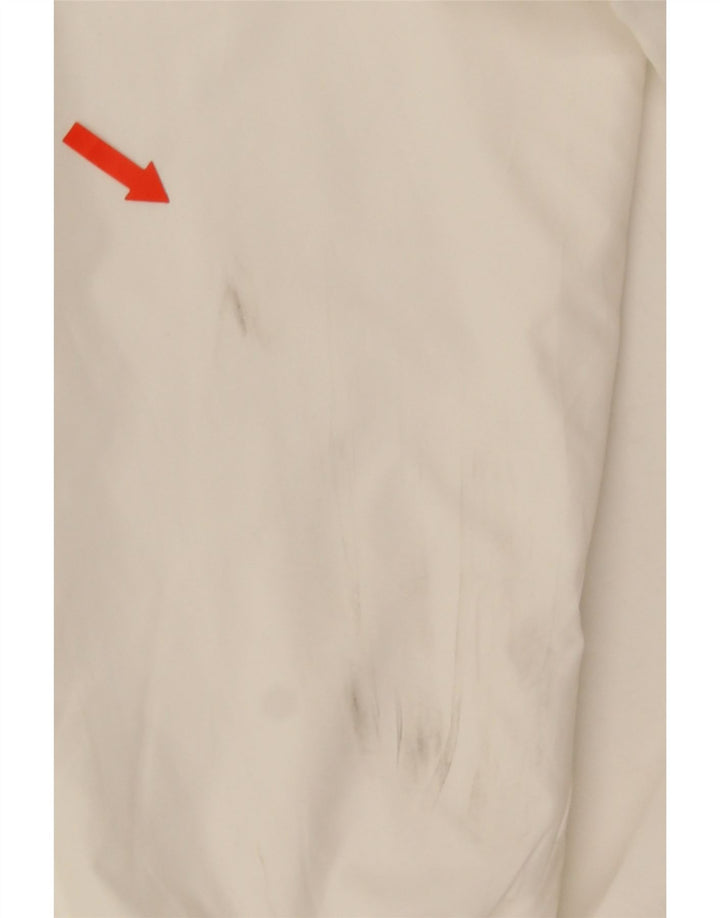 Giacca da tuta da uomo Nike Large bianca in poliestere