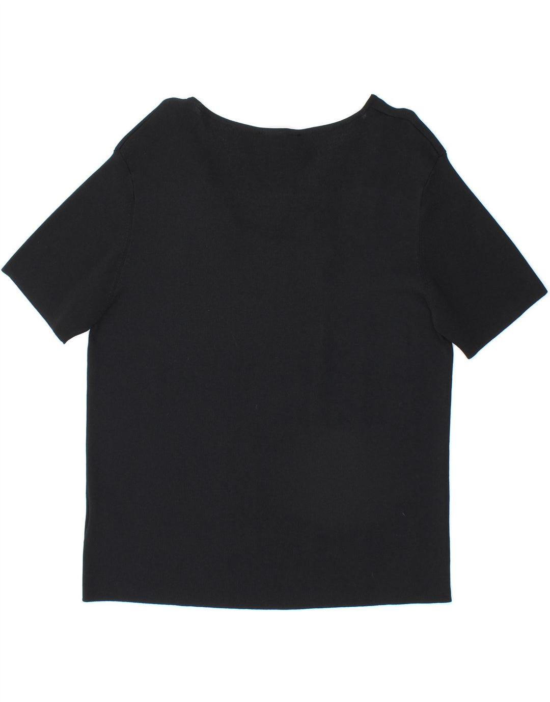 VINTAGE Womens Blouse Top UK 16 Large Black Viscose Vintage Vintage and Second-Hand Vintage from Messina Hembry 