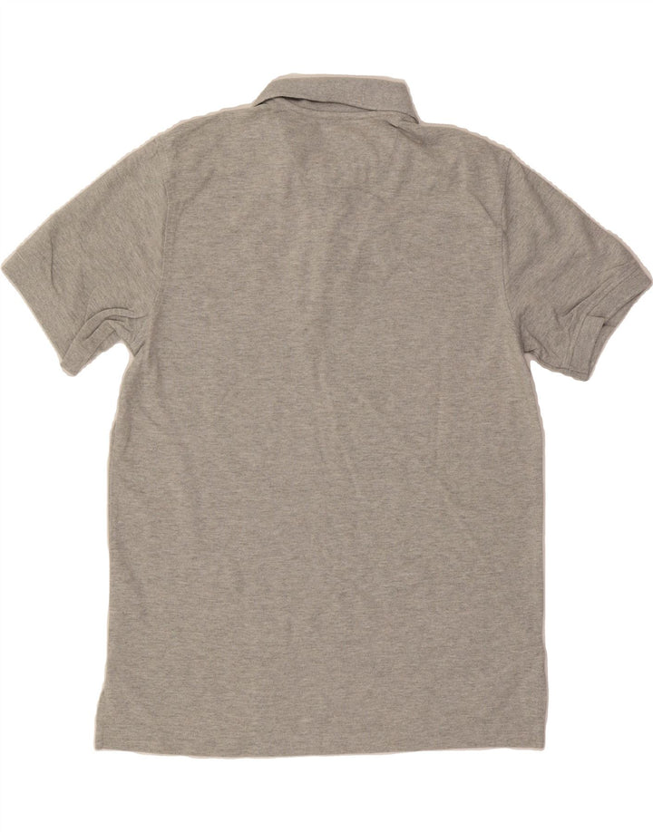 LANDS END Mens Tailored Fit Polo Shirt Medium Grey Cotton Vintage Lands End and Second-Hand Lands End from Messina Hembry 